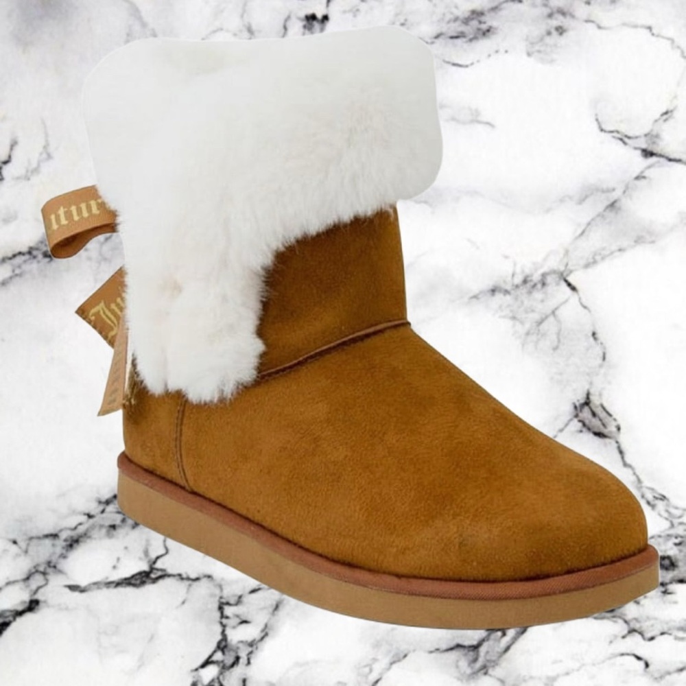 Women's Tan Fur-Lined Juicy Couture Boots